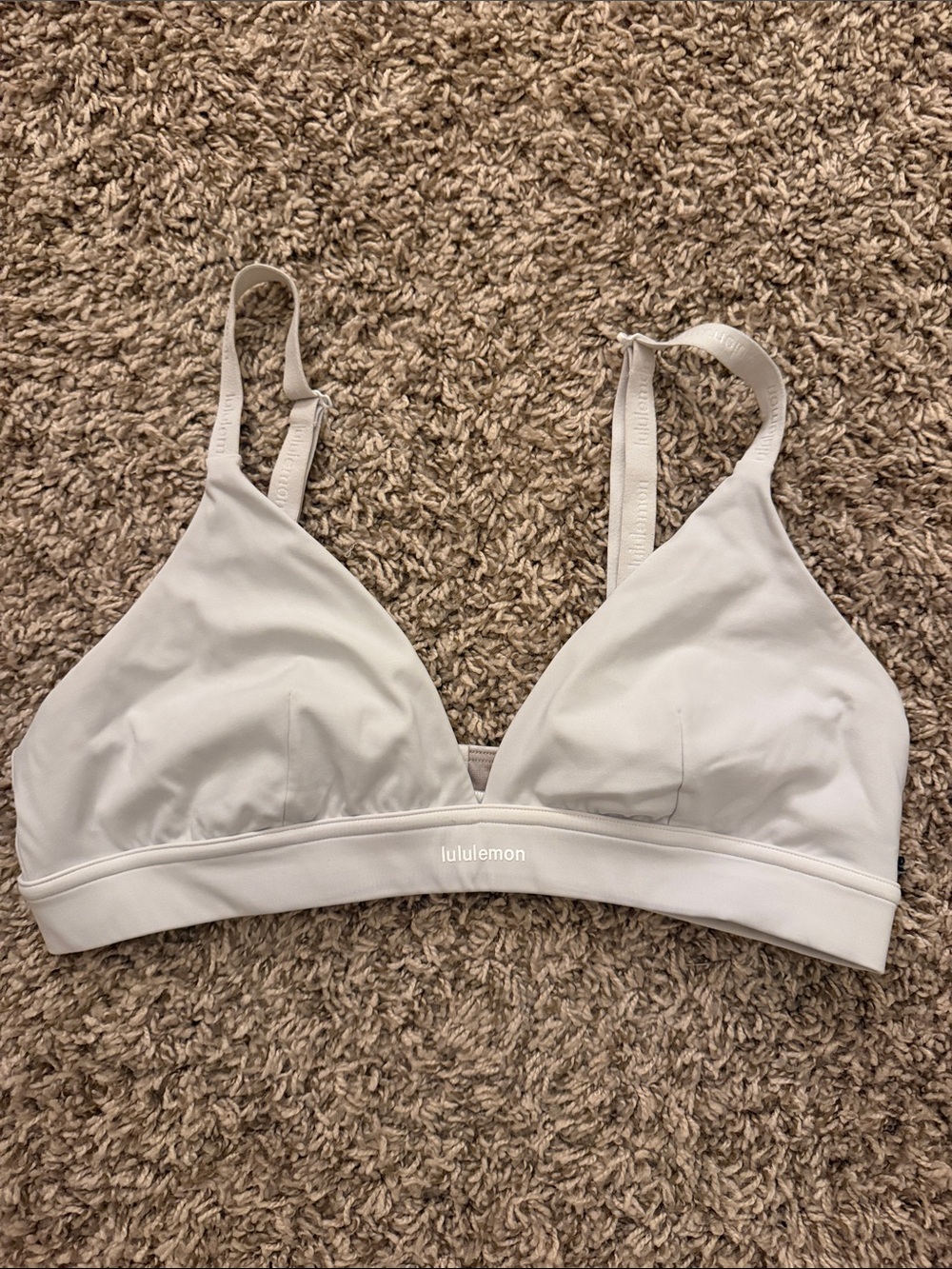 lululemon athletica White Triangle Bralette